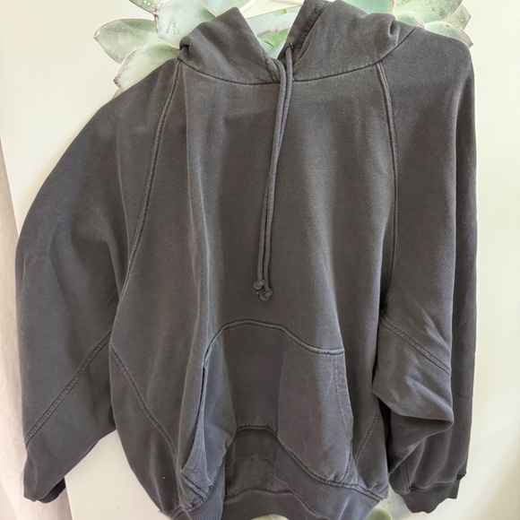 Madewell Terry Relaxed Black Coal Sweatshirt - Picture 4 of 4